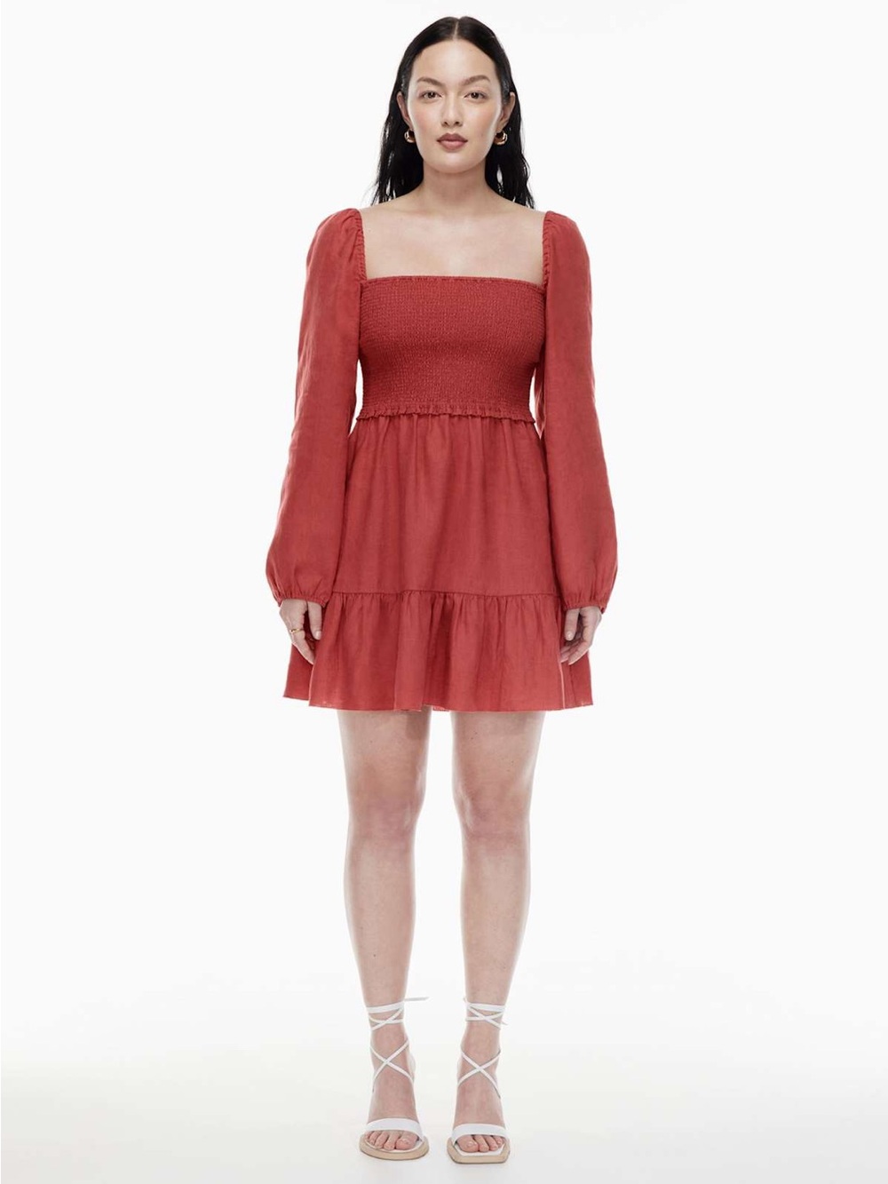 NWT Wilfred Tempest Linen Mini Dress SZ. S